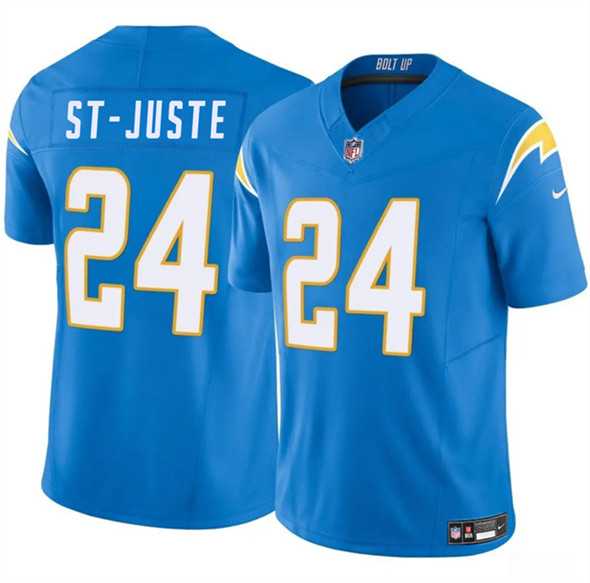 Men & Women & Youth Los Angeles Chargers #24 Benjamin St-Juste Blue 2024 F.U.S.E. Vapor Limited Stitched Jersey->los angeles chargers->NFL Jersey